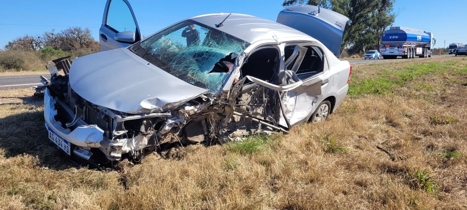 Un policía rural perdió la vida en un trágico accidente vial sobre la Ruta 11