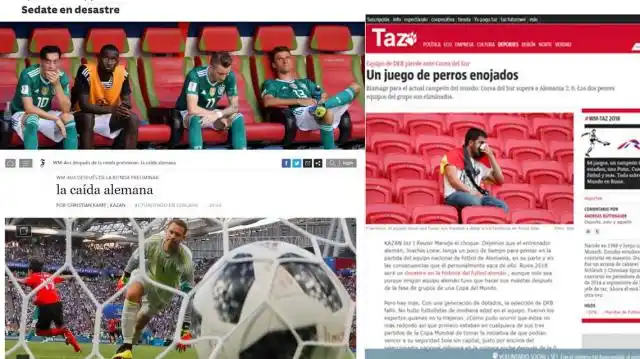 El hundimiento del campeón: cómo cubrió la prensa alemana la eliminación