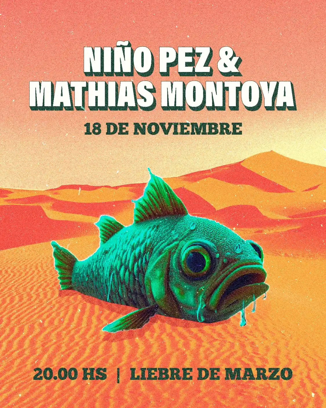 El show musical se realizará este sábado, en Liebre de MArzo, a partir de las 20 horas.