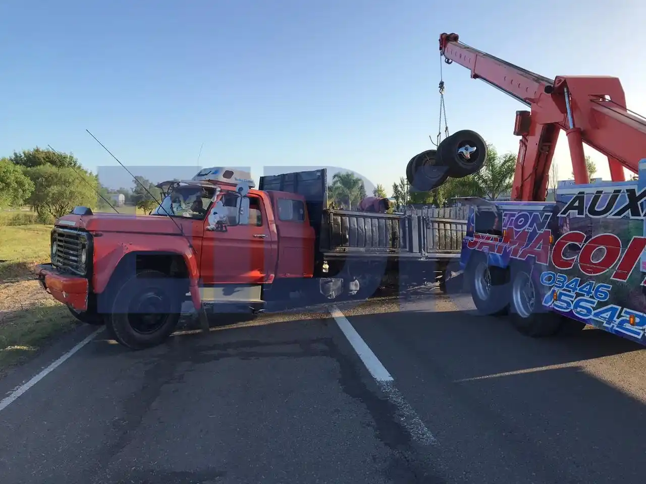 Choque en Ruta 14: a uno le sacaron el camión y al otro el auto por borracho