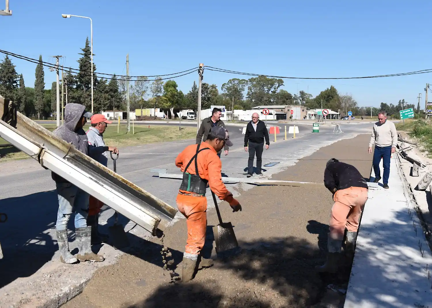 Continúan los trabajos de remodelación del acceso Illia