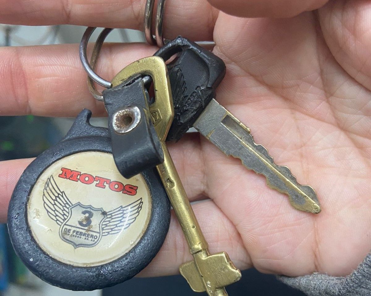 Las llaves que encontró Daniel.