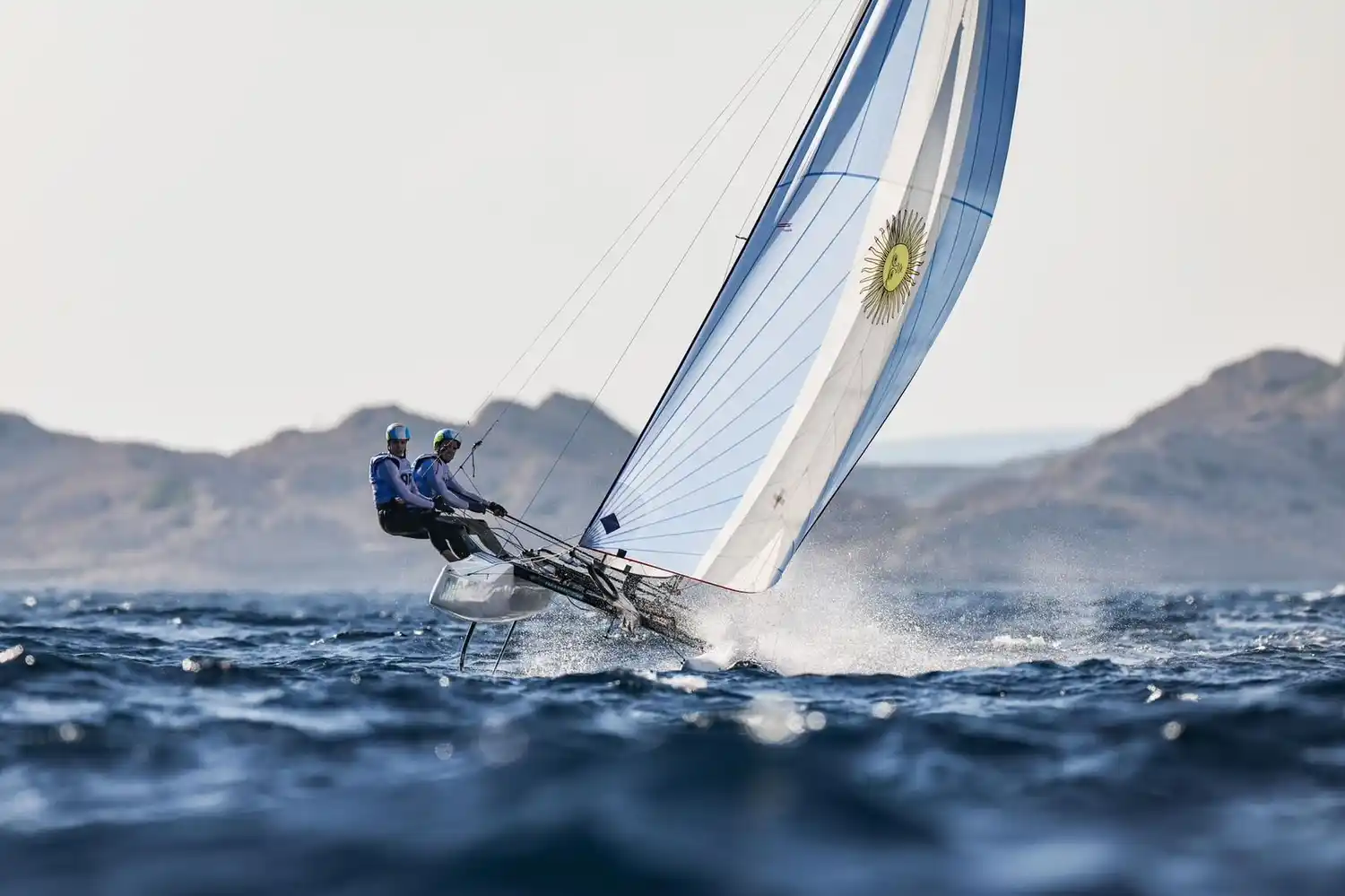 Eugenia Bosco y Mateo Majdalani esperan tuvieron otra buena jornada. Foto: Prensa Enard.