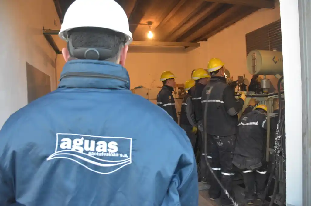 Tareas programadas por Aguas Santafesinas