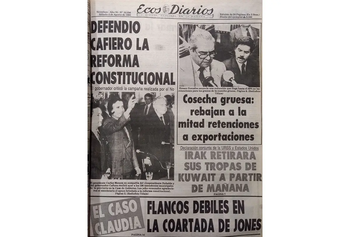 Sábado 4 de agosto de 1990