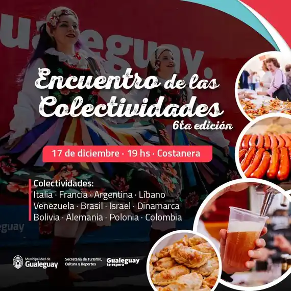 Se viene la Fiesta de las Colectividades