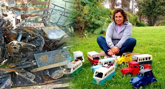 La artesana de la madera que renace desde Necochea, aún después del fuego