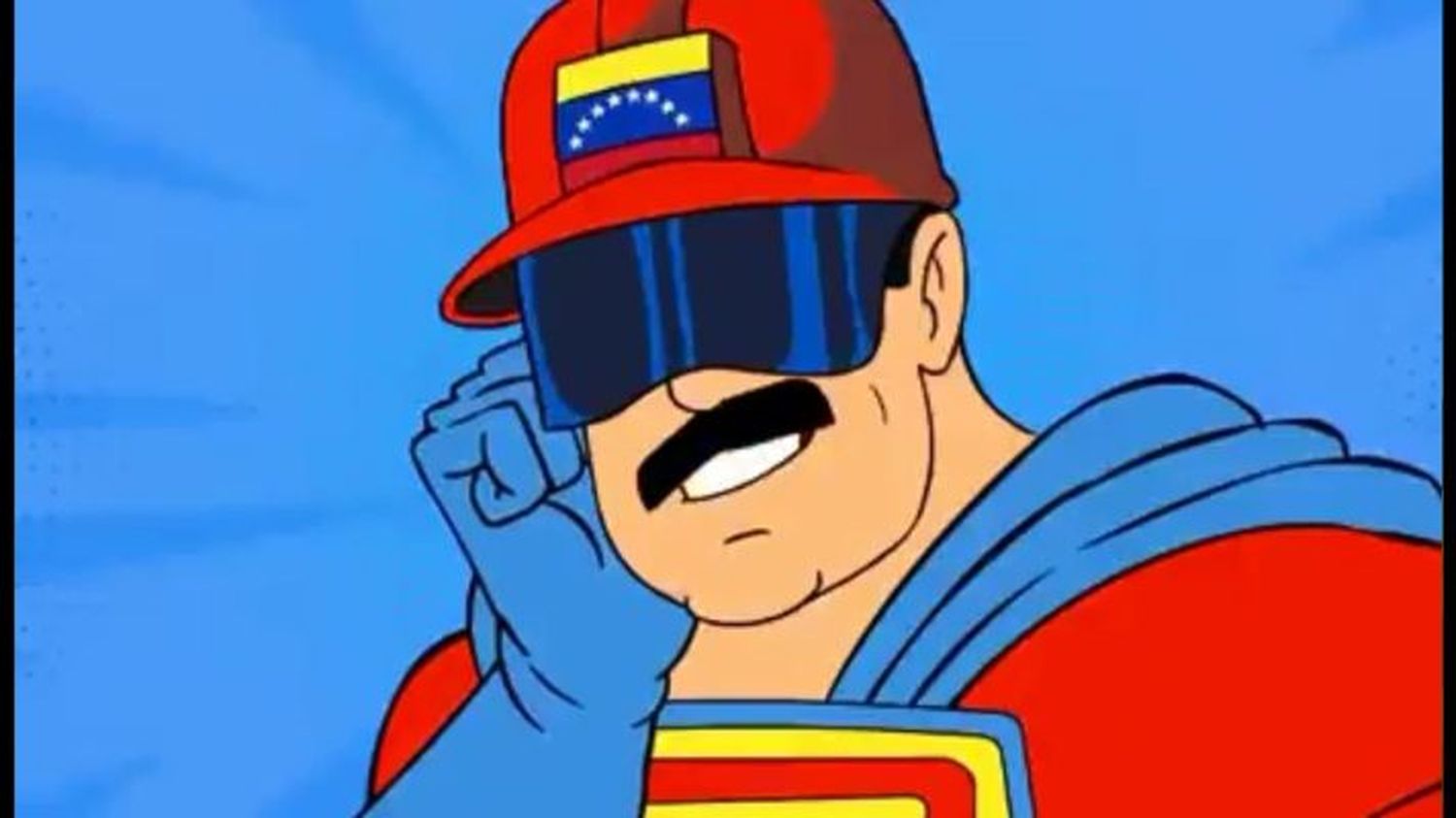 ¿PODRÁ RESOLVER LA CRISIS DE VENEZUELA? Maduro tiene un comic y se llama Súper Bigote