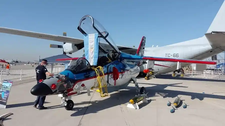 Argentina presentará en la feria aeroespacial de Chile los aviones «Pampa» y «Malvina»