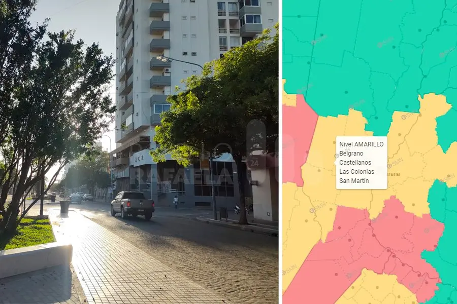 Continúa el alerta amarillo por temperaturas extremas en el departamento Castellanos