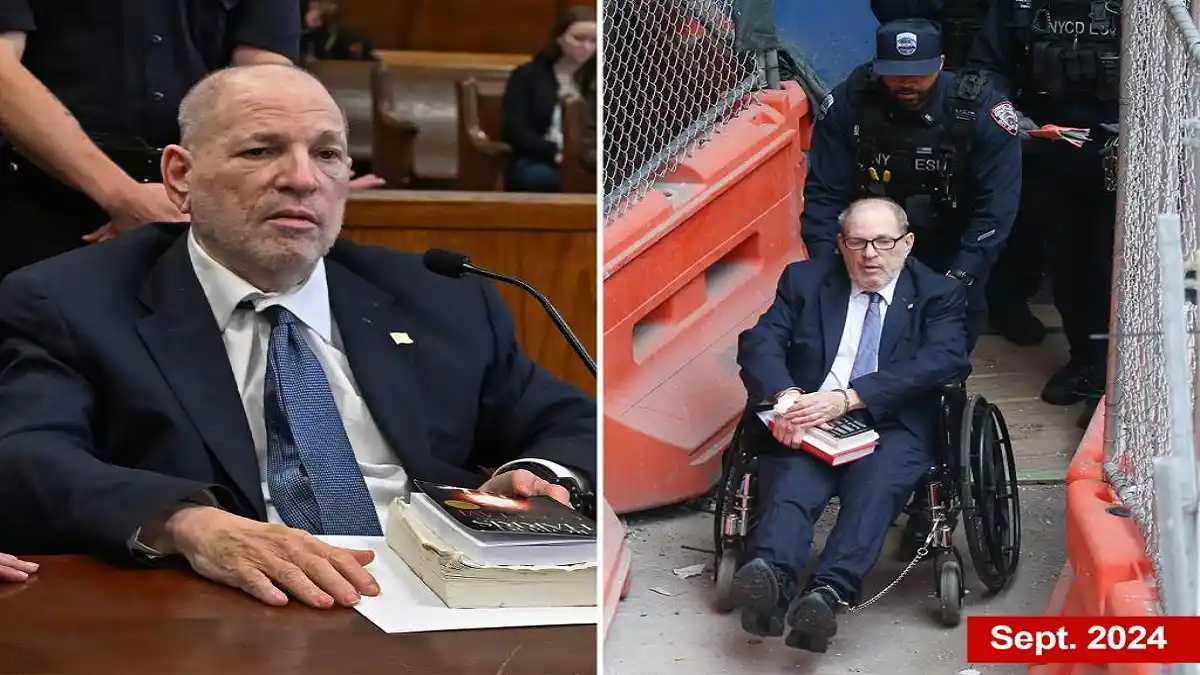 «SÍNTOMAS ALARMANTES» obligan a la hospitalización de Harvey Weinstein