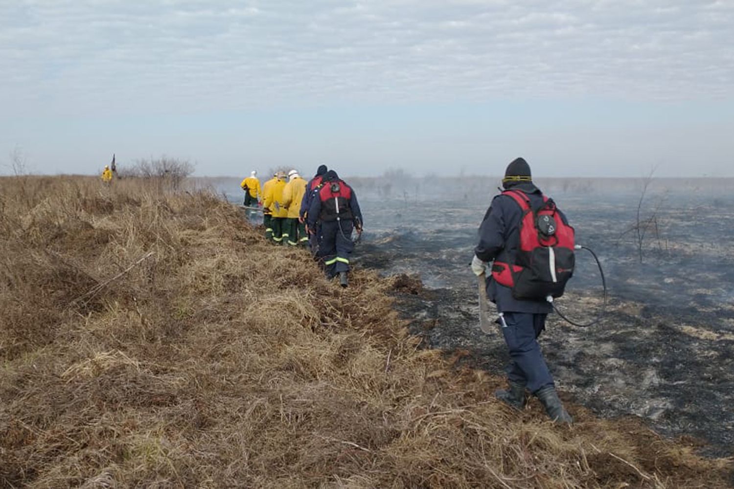 Se instalará una base de operaciones en el Delta para el combate de incendios