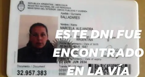 Tarjeta encontrada