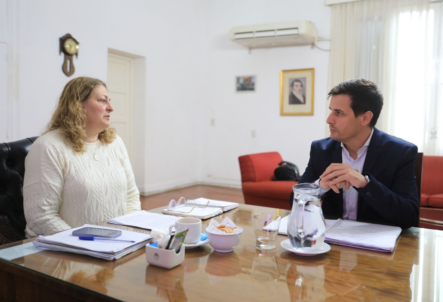 Viotti se reunió con la ministra Silvia Ciancio