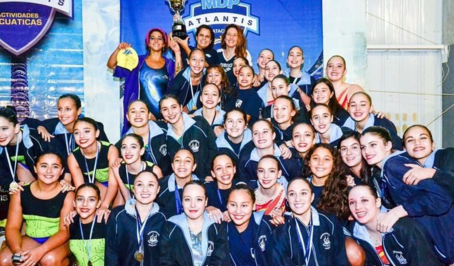 Nado Sincronizado: histórico triunfo de Mar del Plata con el Club Atlantis