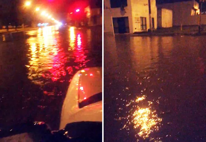 Hay sectores que se inundan con cada lluvia intensa