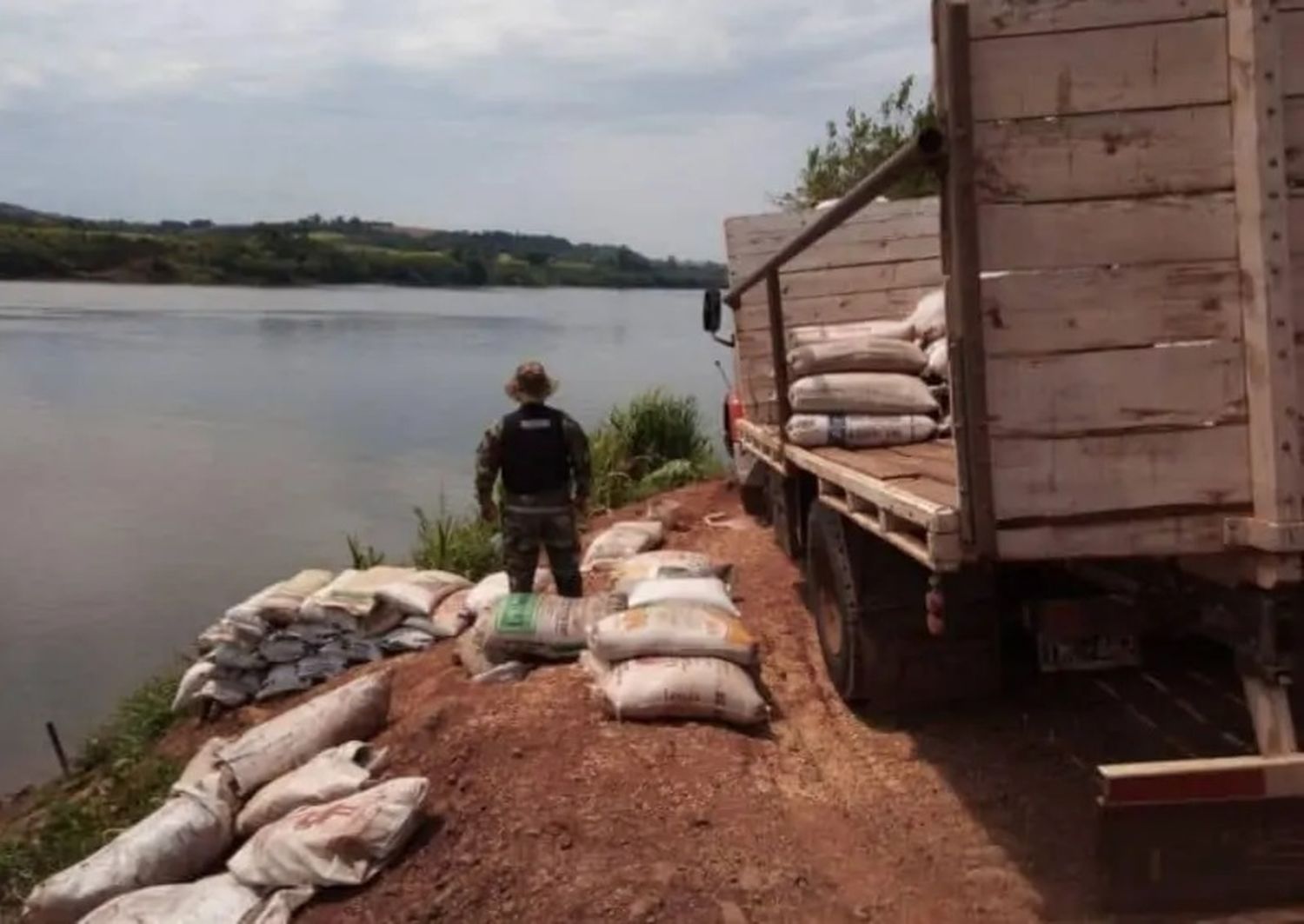 Contrabando de soja en El Soberbio