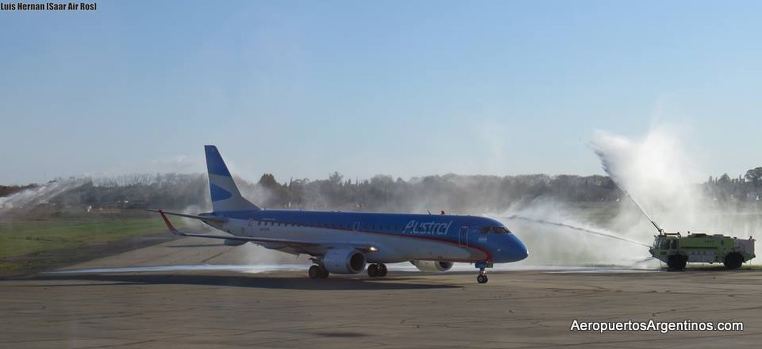 [Fotogalería] Aerolíneas Argentinas inauguró sus vuelos entre Córdoba, Rosario e Iguazú