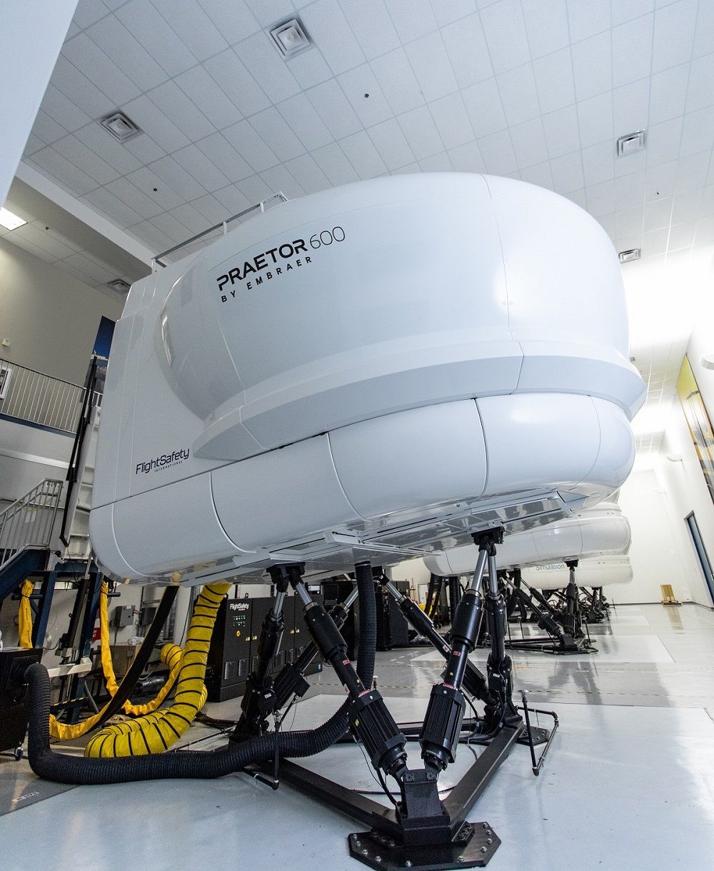 Embraer and FlightSafety to offer a new full-flight simulator for the Praetor 500 and 600