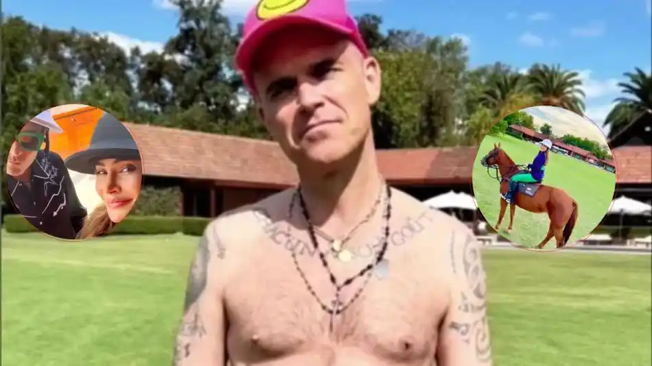 Robbie Williams está en el país y así lo mostró en sus redes sociales