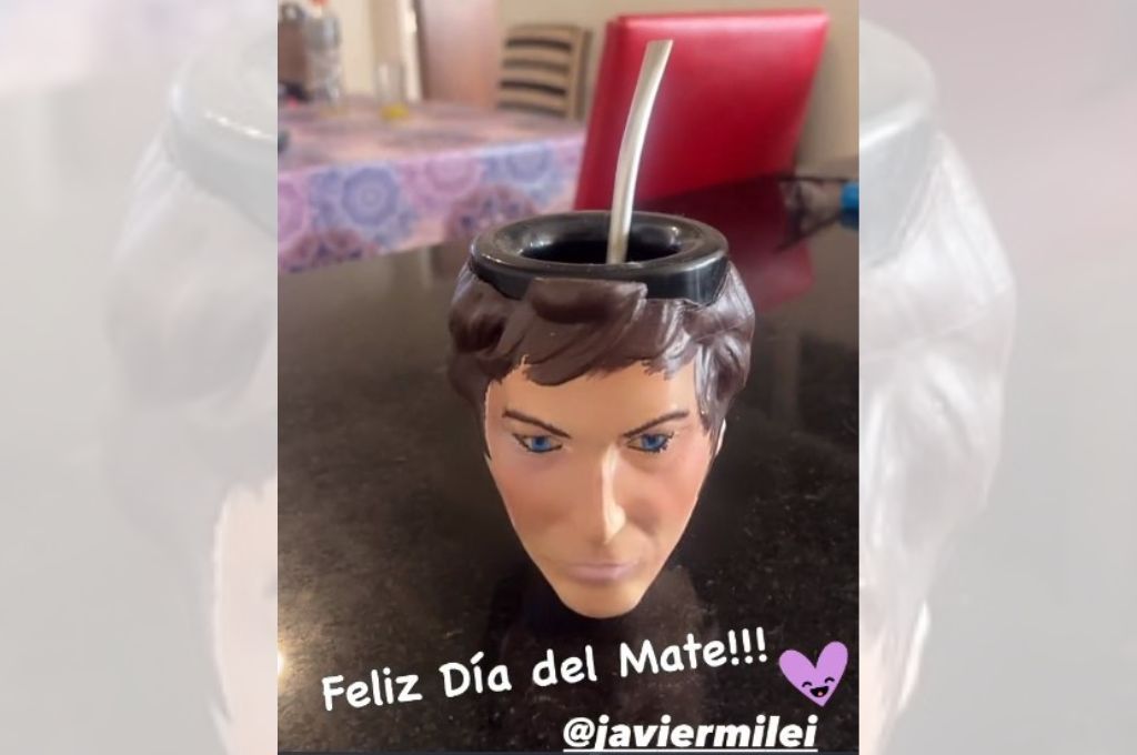 El mate personalizado de Fátima Florez.