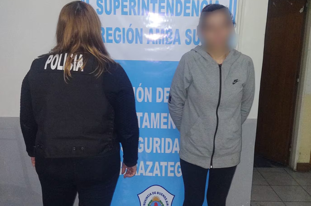 La detención de Claudia R. se realizó durante un allanamiento en Florencio Varela.