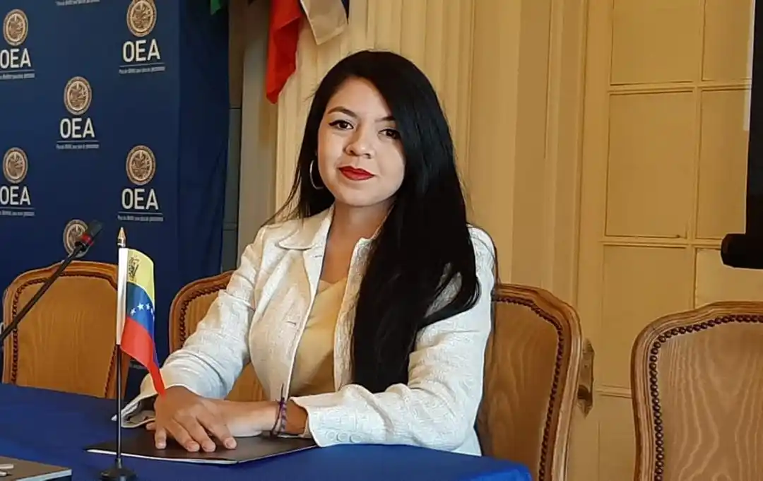 María Oropeza, la dirigente opositora detenida.
