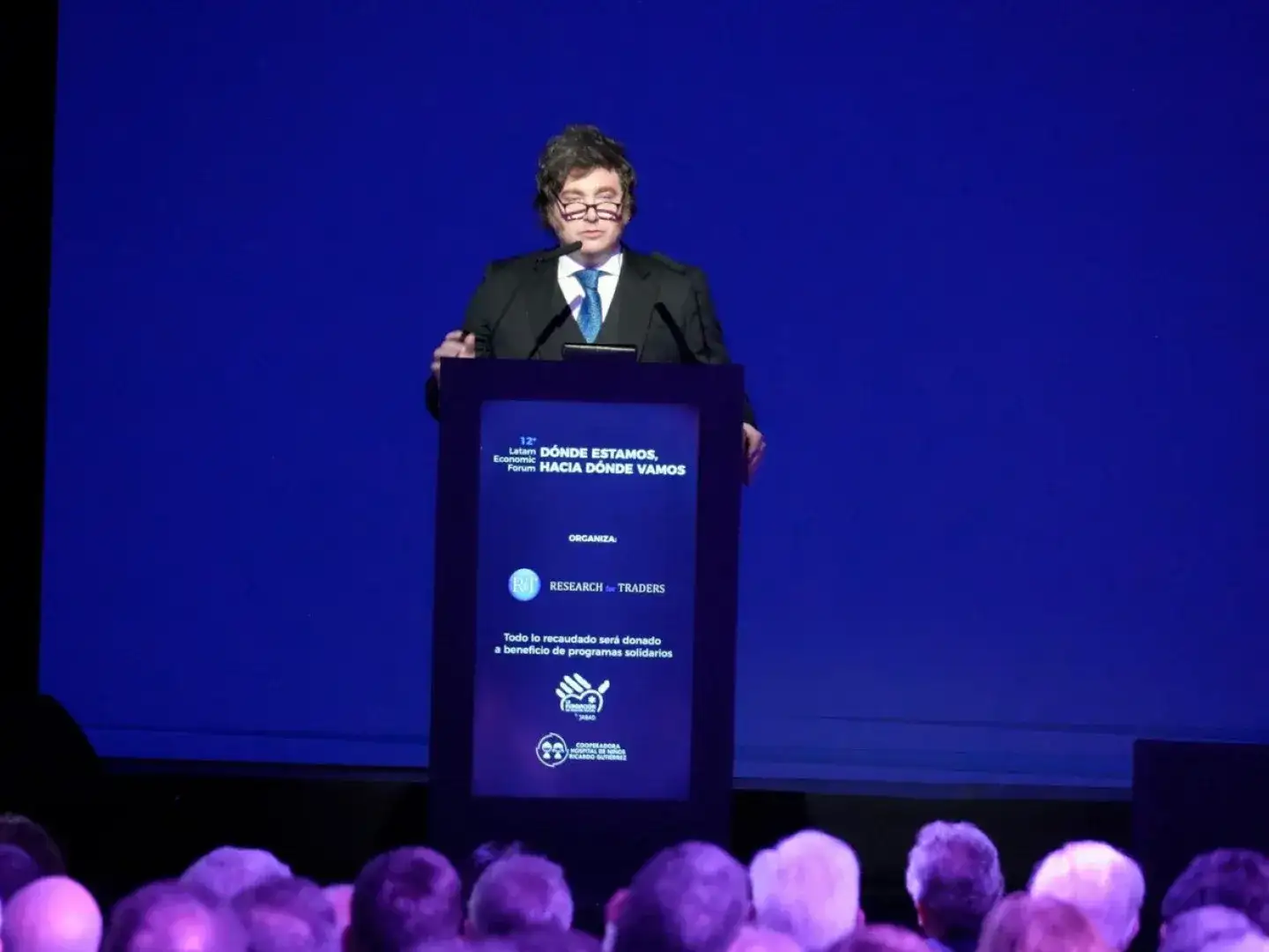 El Presidente defendió su rumbo económico ante el Latam Forum