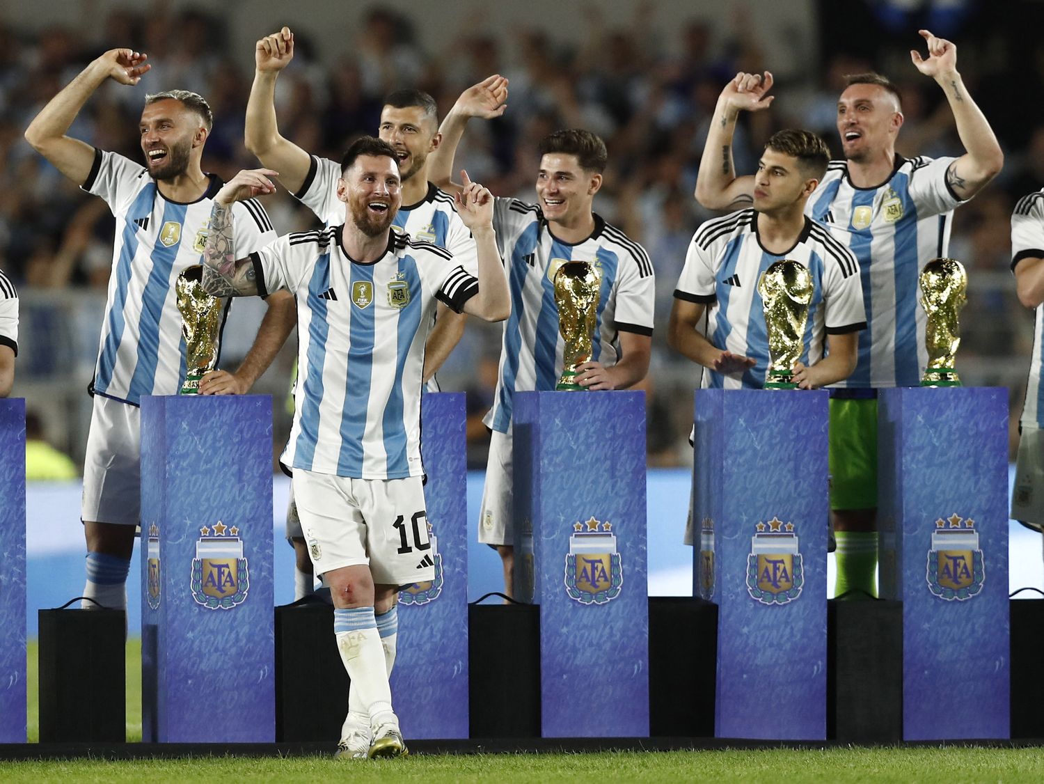 Sigue la Fiesta del Campeón: Argentina enfrenta a Curazao este martes