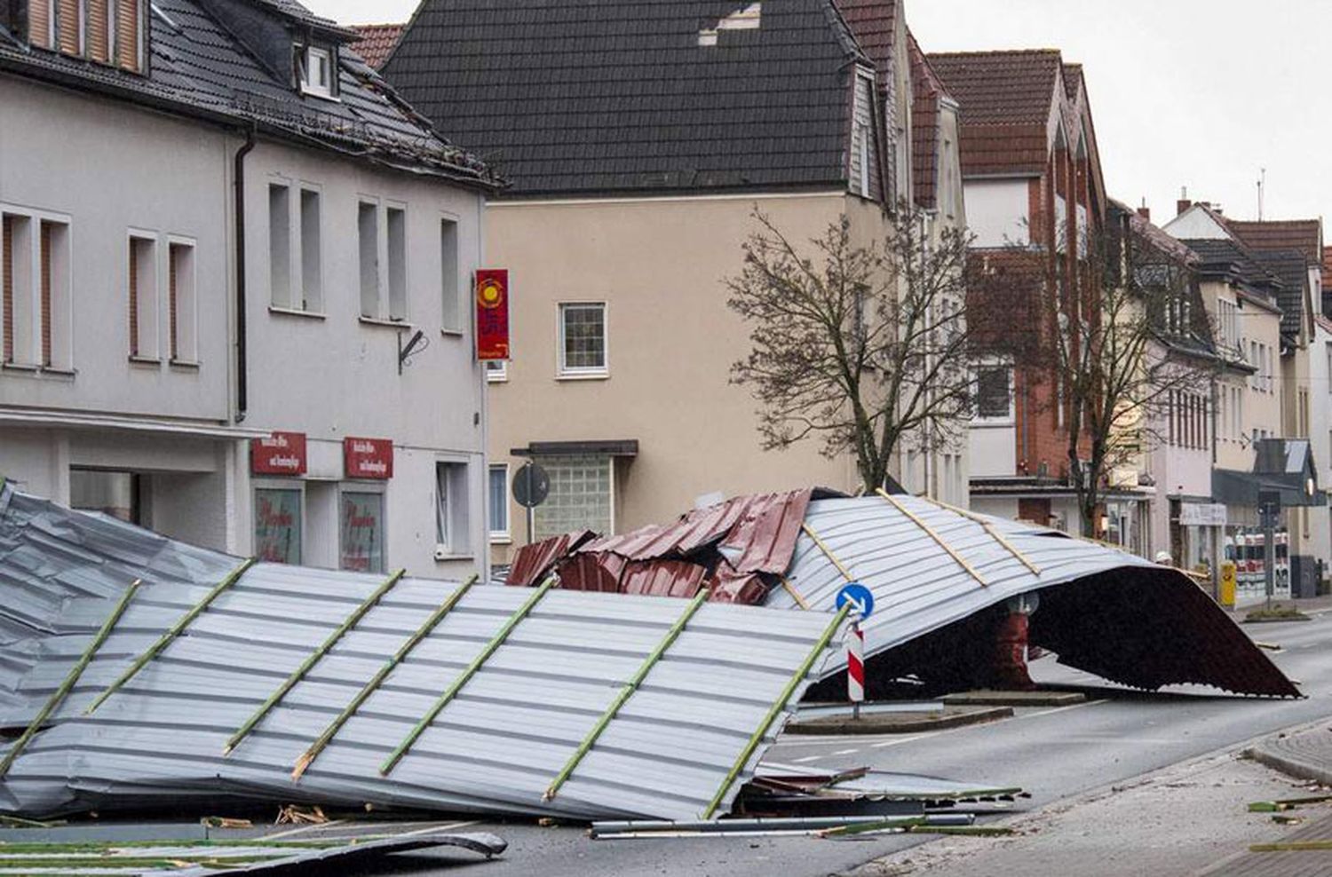 Un temporal de viento azota a Europa