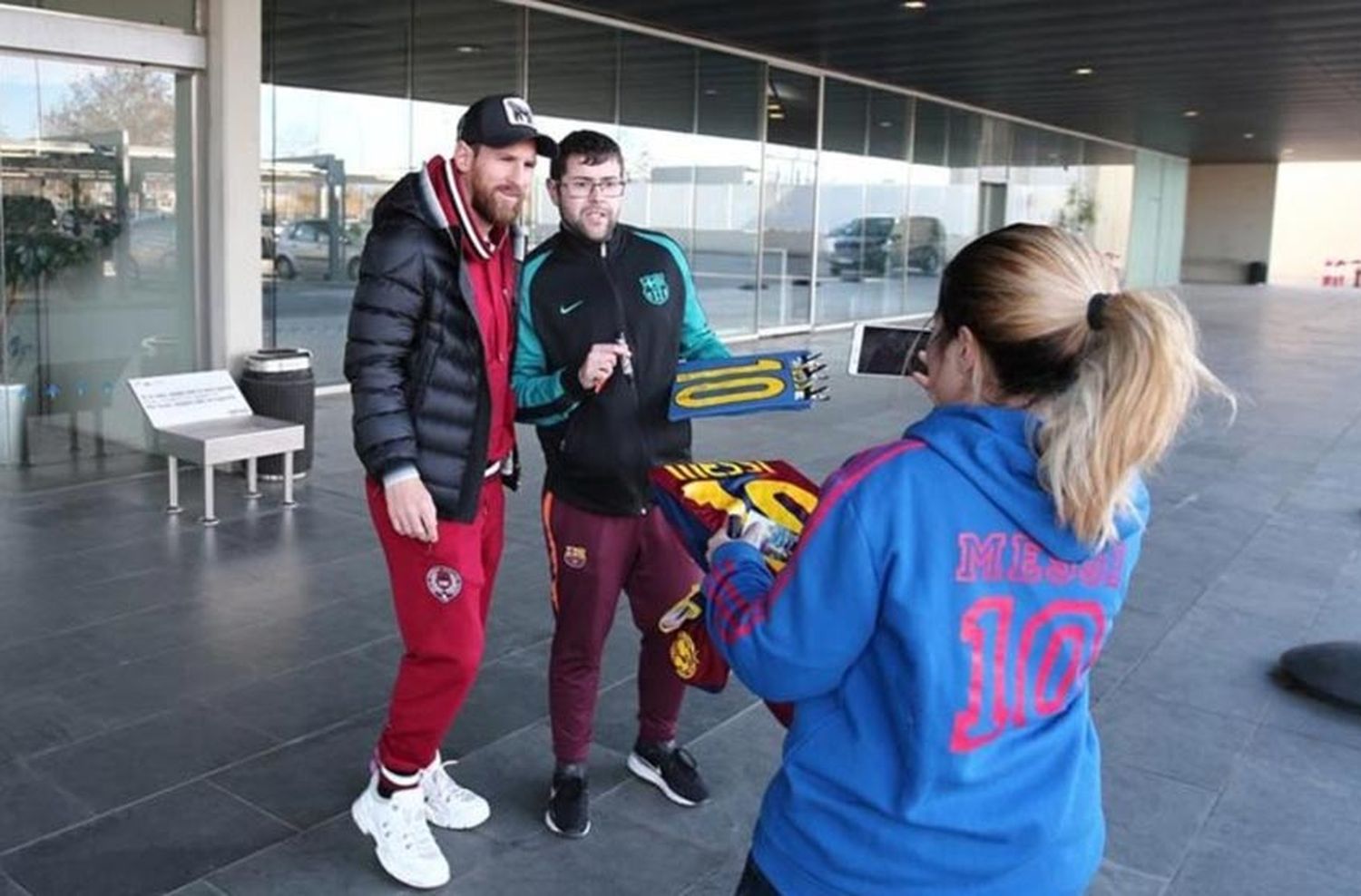 Messi visitó al nutricionista