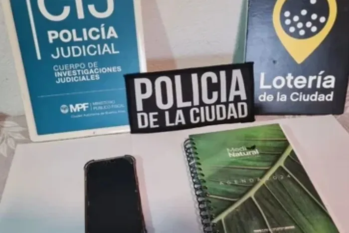 Material secuentrado en la vivienda