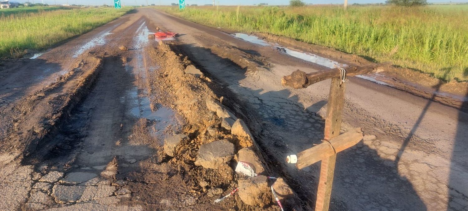 Ruta 18: reclamos por reparaciones en el tramo más dañado de Jubileo