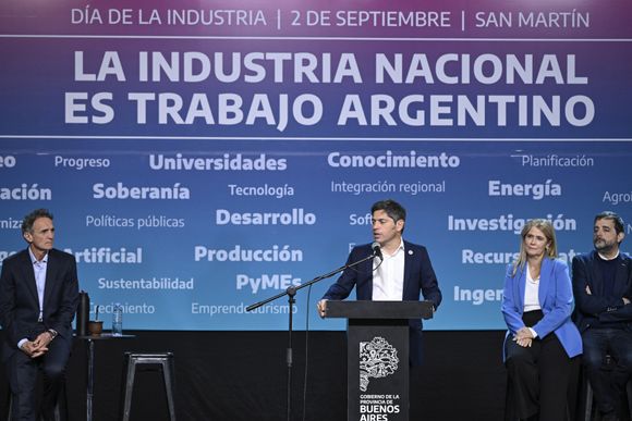 Kicillof en el Día de la Industria: "No podemos permitir que profundicen este programa anti productivo"