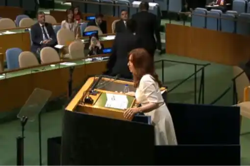 Cristina en la ONU: Si somos cómplices del régimen Iraní ¿Qué es el Presidente Barack Obama?