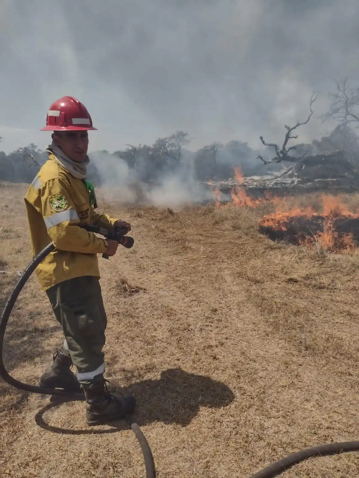 La experiencia de enfrentar un fuego desconocido