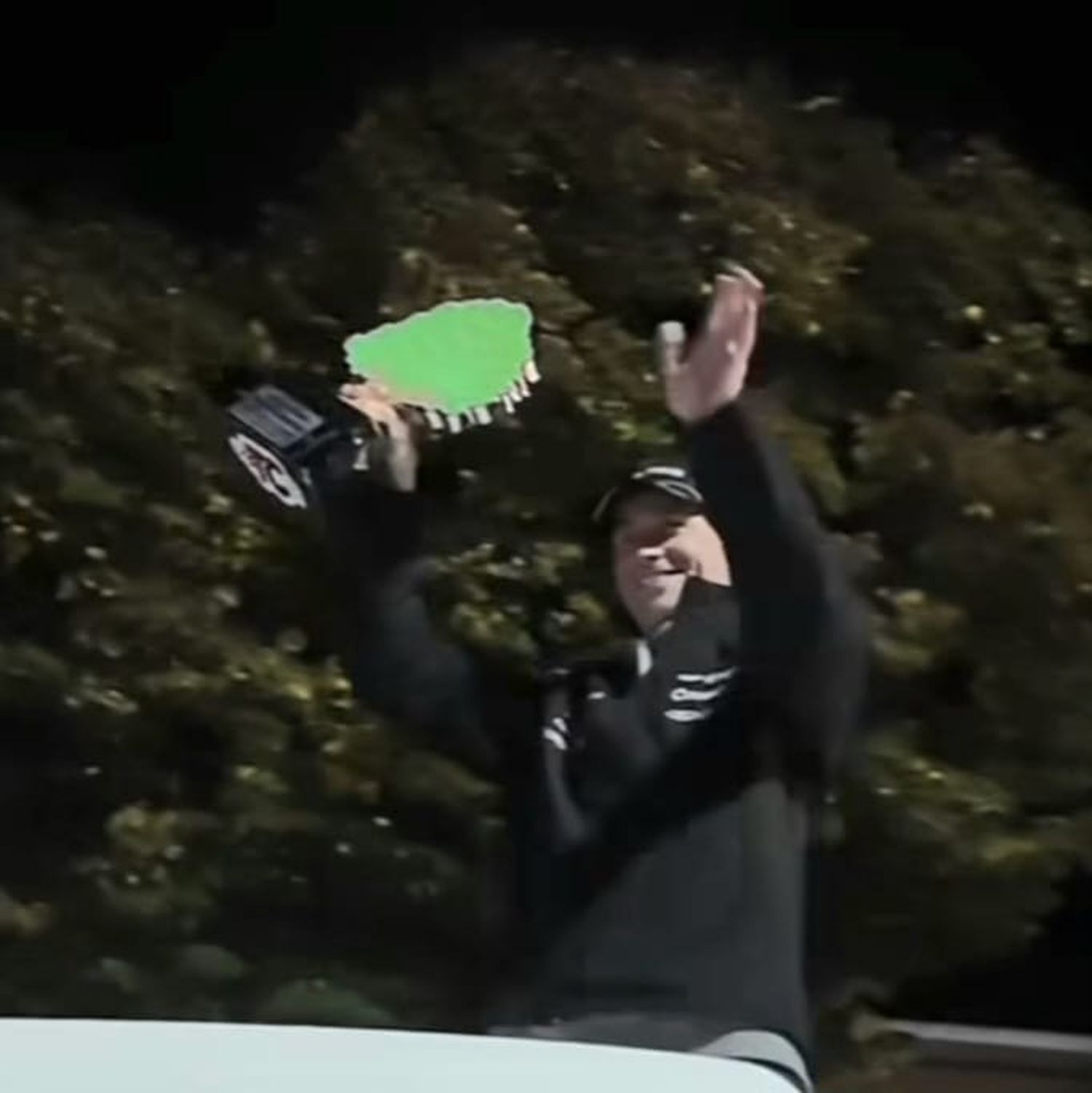 "Johnnito" fue recibido por una multitud en Necochea