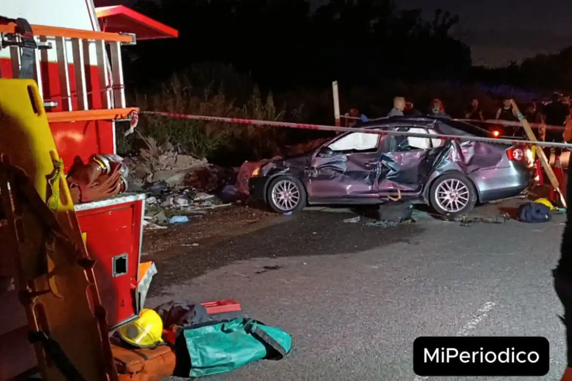 El dramático accidente ocurrió en El Palomar