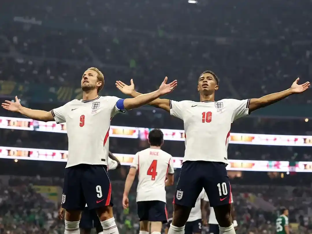 Harry Kane y Jude Bellingham, los goleadores de Inglaterra