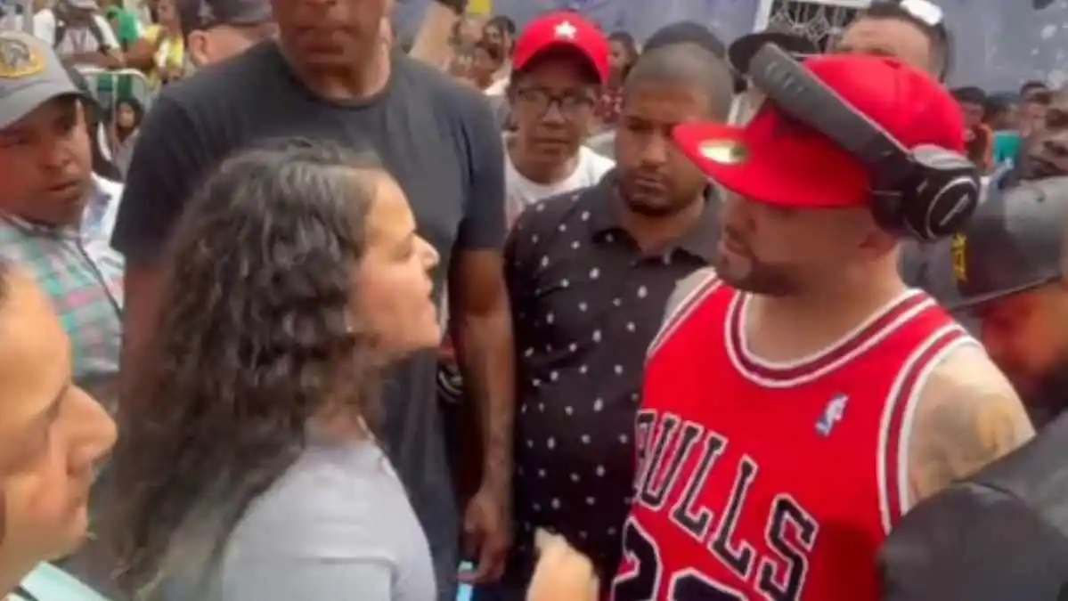 Colega y diputada chavista confrontó a Nacho en San Agustín del Sur, y esto le cantó (+Video)