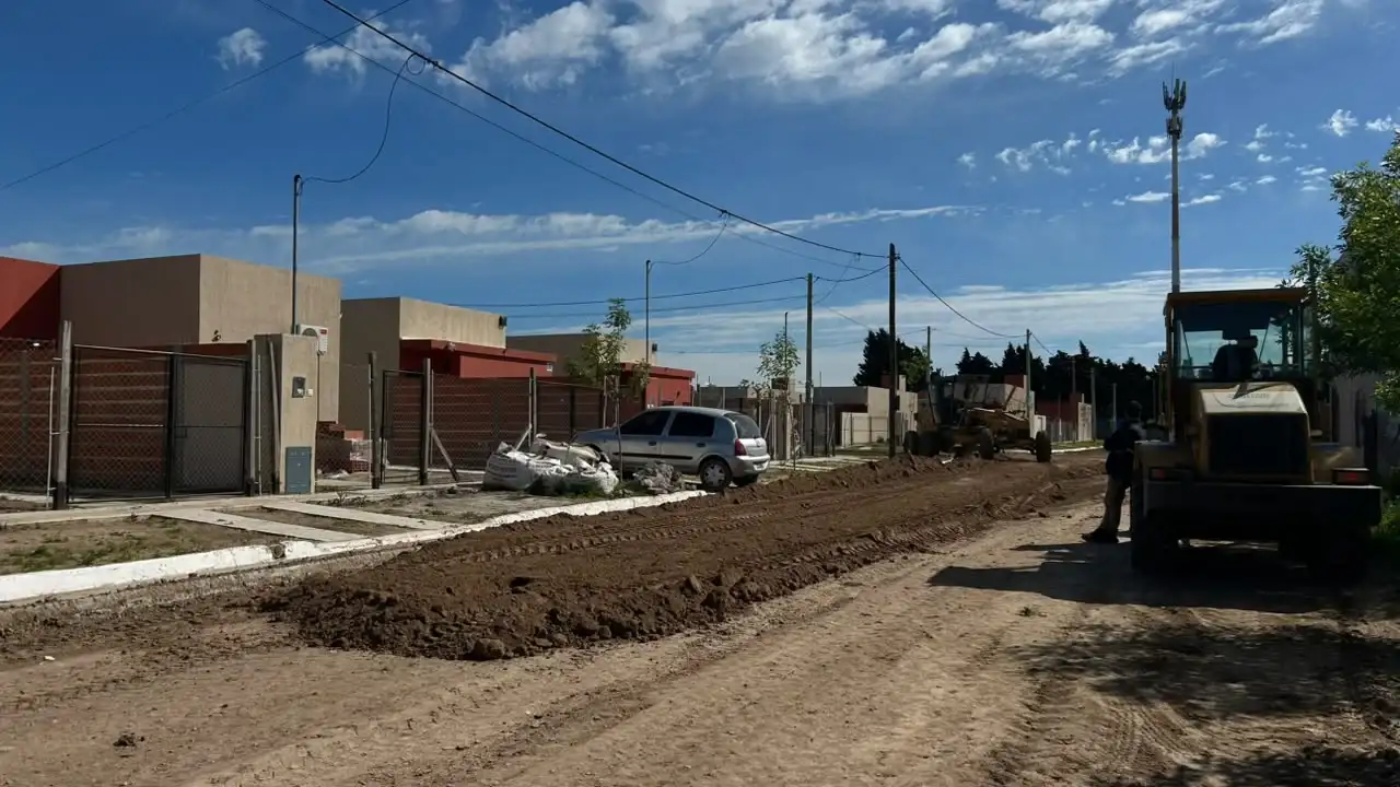 maquinas en las calles de barrio güemes
