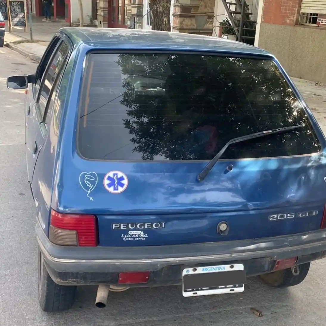 accidente barrio catedral Echeverría y Gerónimo del Barco