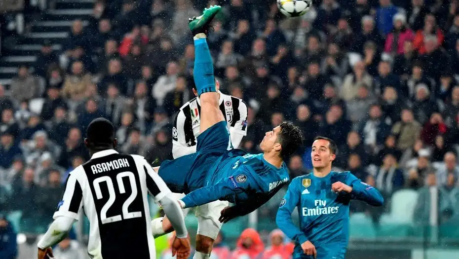La chilena de Ronaldo fue elegida como el mejor gol de la temporada por la UEFA