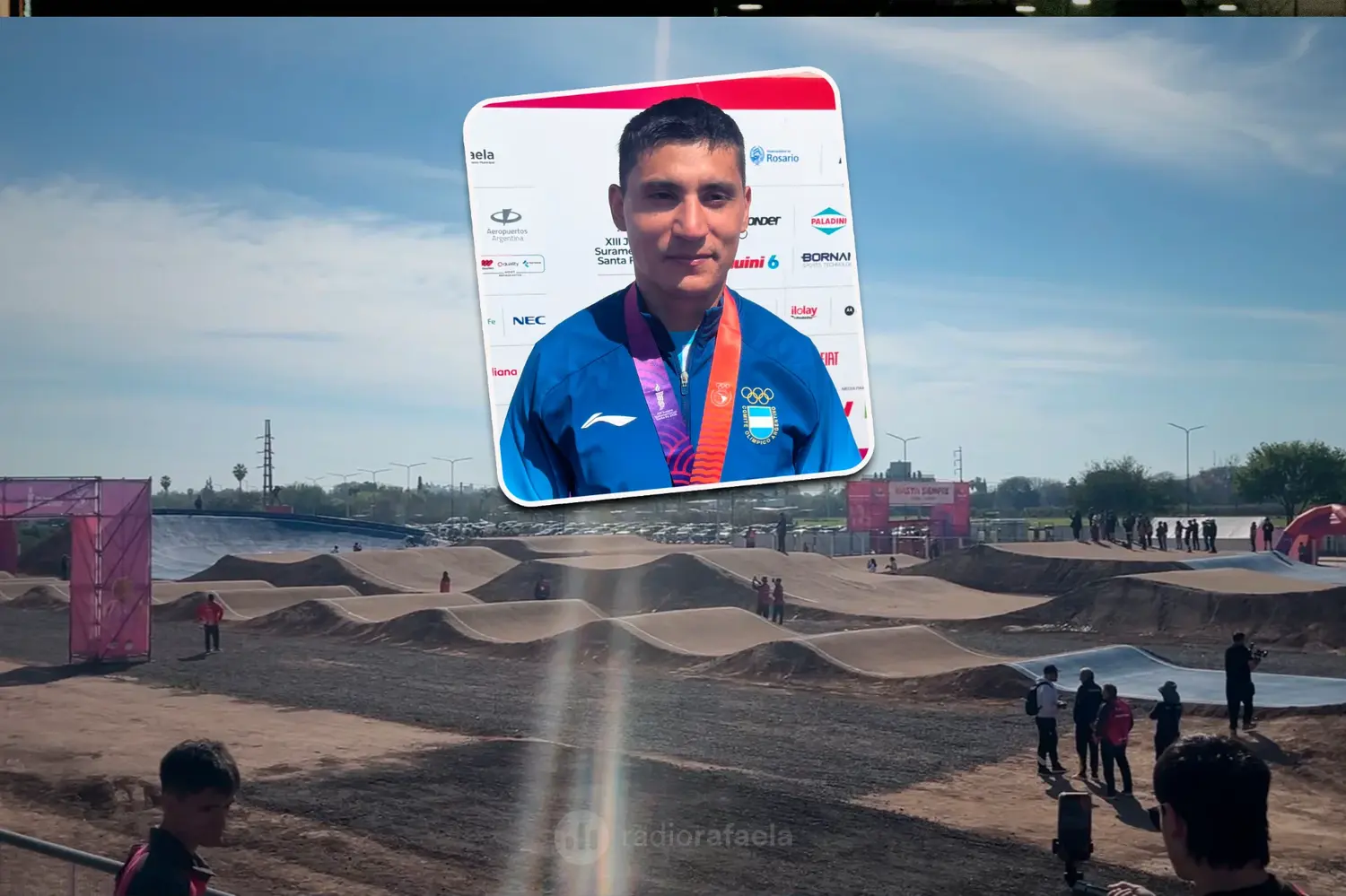 Gonzalo Molina, de Argentina | En la definición masculina de BMX Race en los Juegos Suramericanos Gonzalo Molina