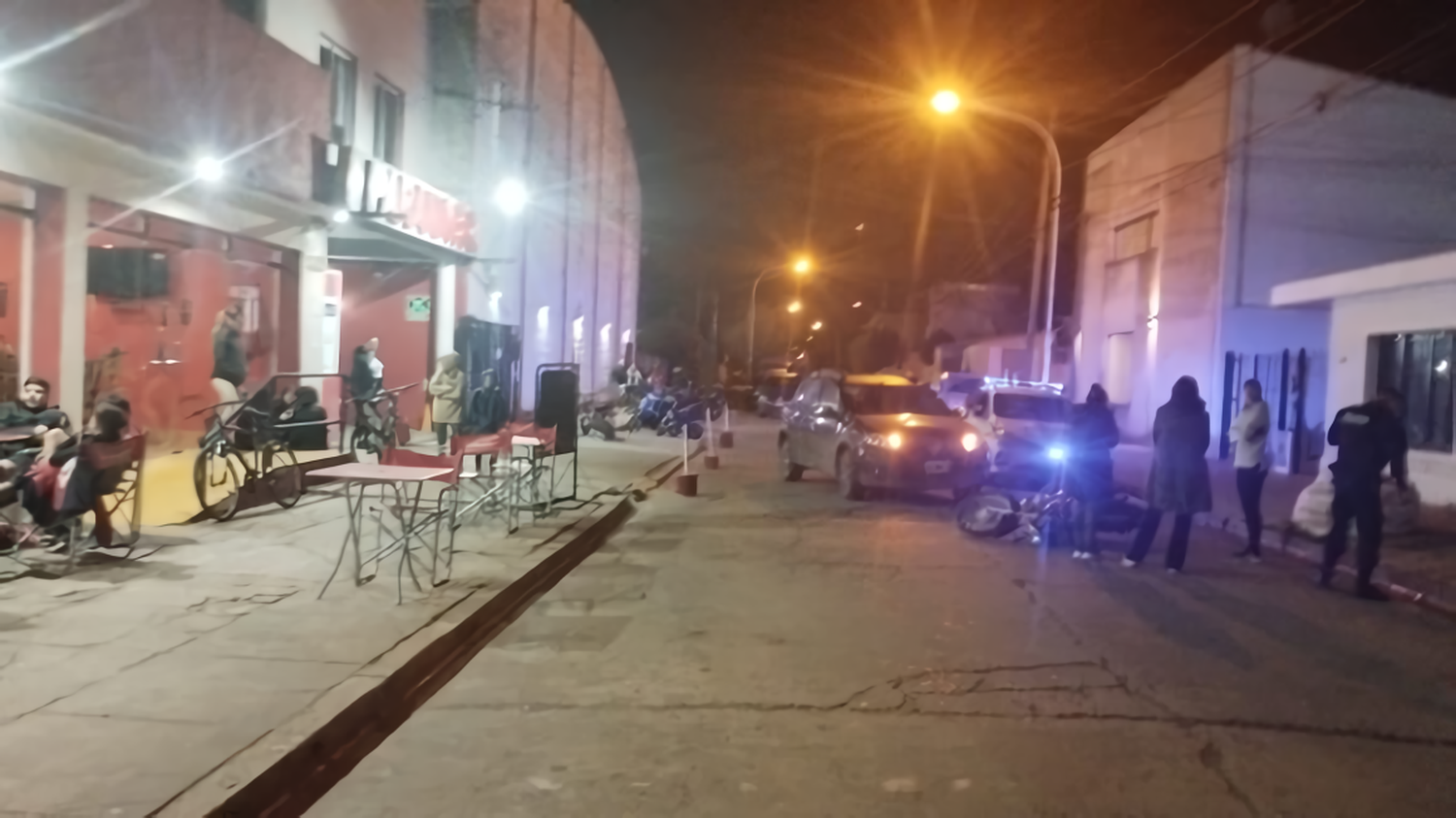 El choque ocurrió este miércoles por la noche.