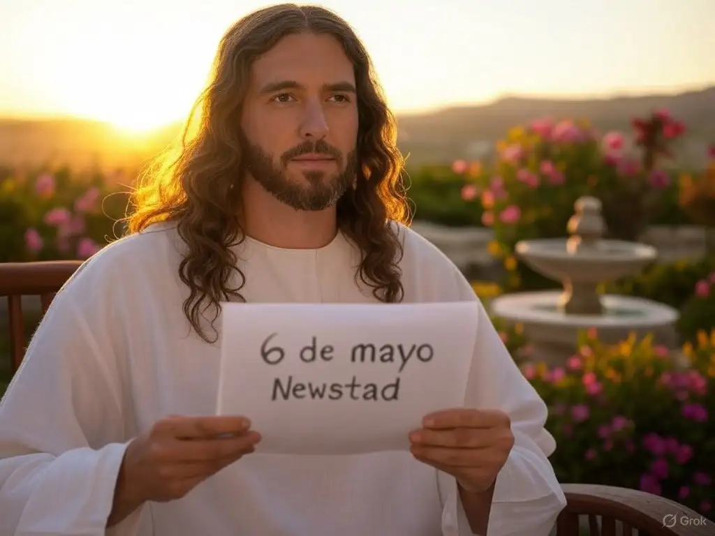 Santoral. Francisco, leyendo el Santoral del 6 de mayo.