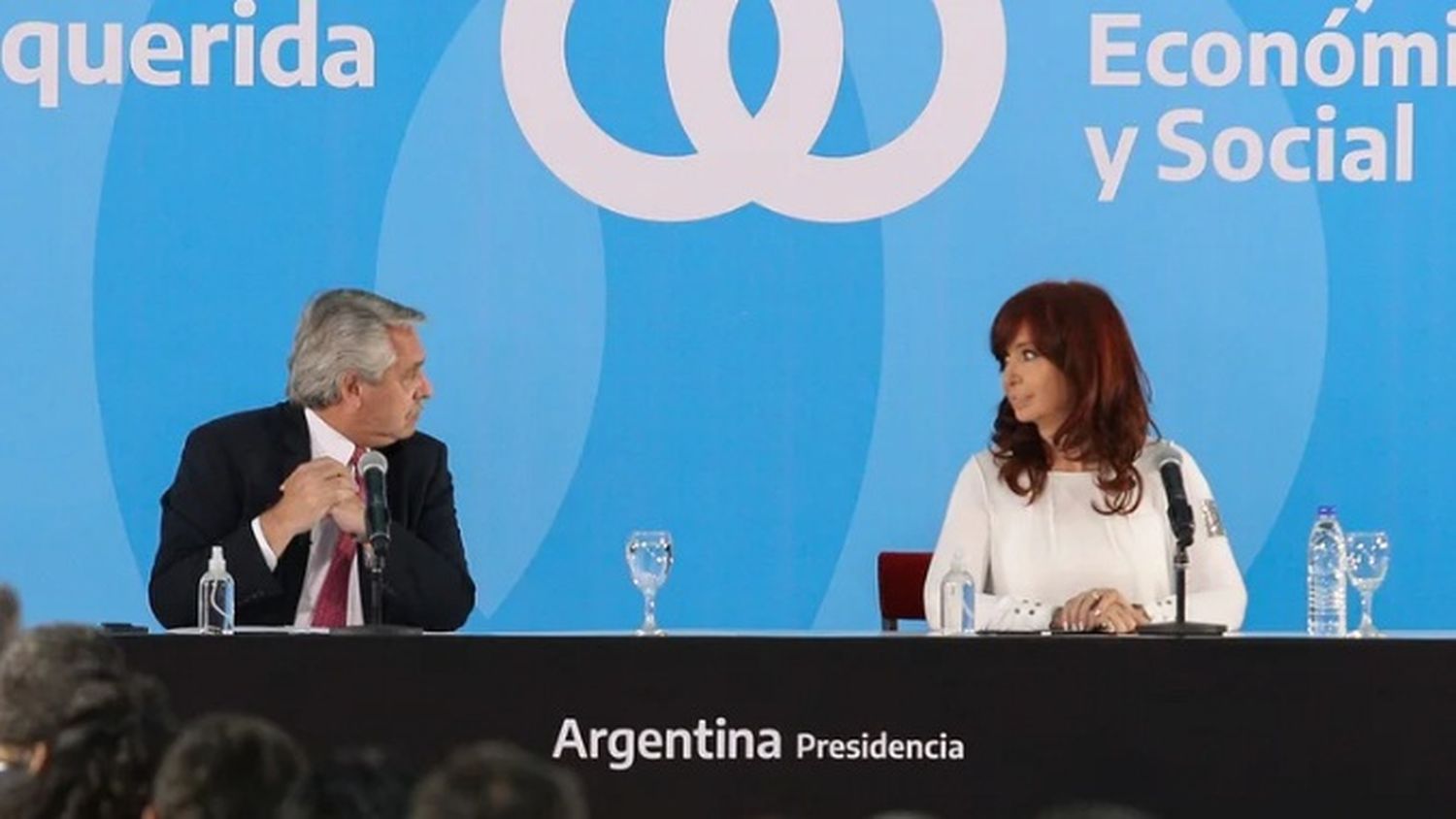 Alberto Fernández y Cristina Kirchner almorzaron en Olivos y analizaron la crisis de los mercados