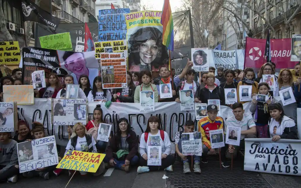 Se realizó la quinta marcha nacional contra el gatillo fácil