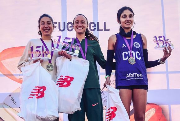 Florencia Borelli brilló en los 15K de Buenos Aires
