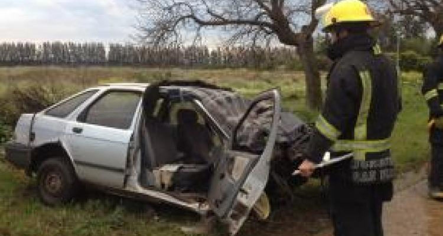 Accidente ruta 191: El conductor del vehículo sufrió fractura de cadera